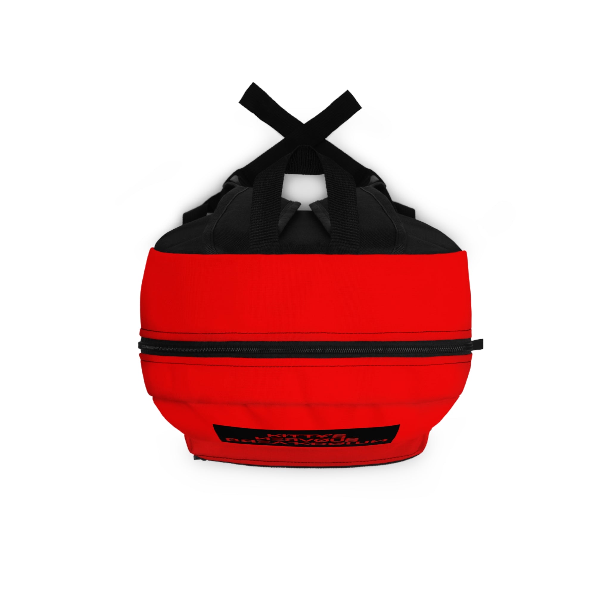 Nervous Breakdown Red Graphic Backpack