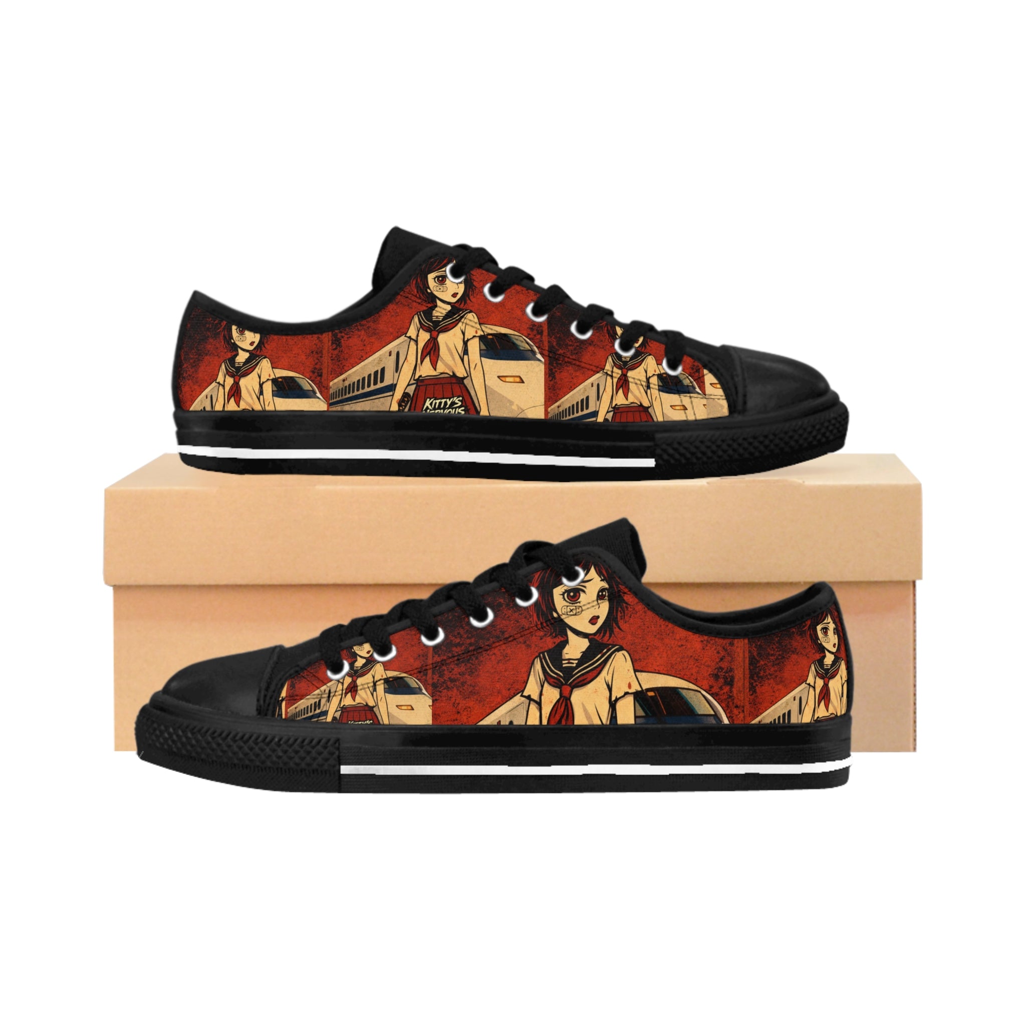 KNB Sneakers with Kitty low cut