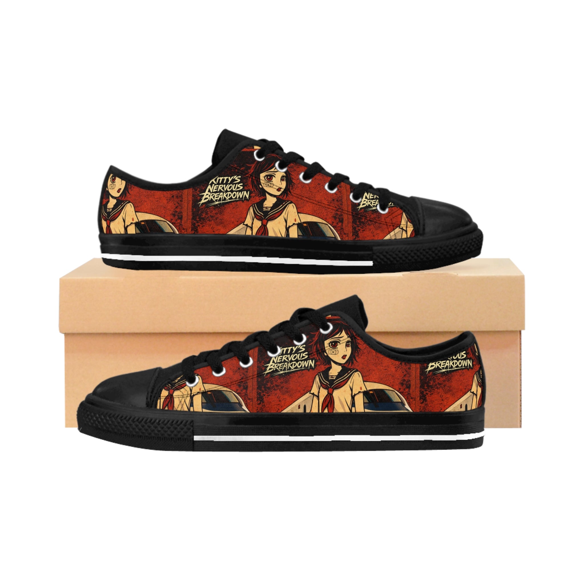 Copy of KNB Sneakers with Kitty low cut