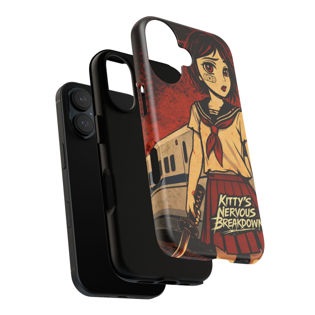 Phone Case — Kitty's Nervous Breakdown Anime Girl Graphic